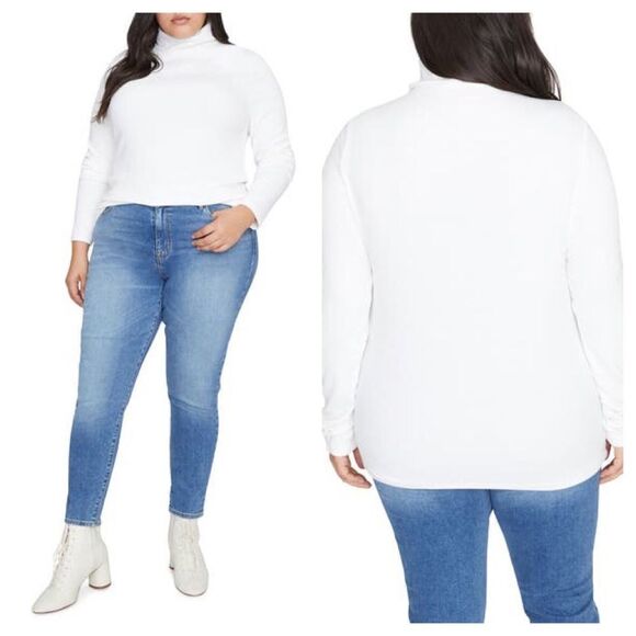 Sanctuary Essential Turtleneck Top Size 2X - Picture 2 of 10